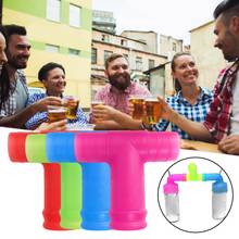 1Pc Beer Drinking Snorkel Three Way Pipe t Branch Pipe Double Bottle Drinker Connector for Parties Birthdays Kitchen Bar Drinker 2024 - buy cheap