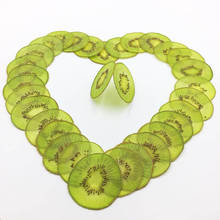 5pcs Pressed Dried Kiwi Slices Fruit Plant Herbarium For Jewelry Postcard Invitation Card Phone Case Bookmark Making DIY 2024 - buy cheap