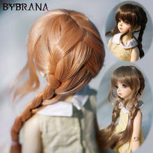 Bybrana-pelucas de pelo de alta temperatura para muñecas, extensiones de pelo de fibra de alta temperatura, 1/3, 1/4, 1/6, BJD SD 2024 - compra barato