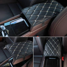 Car Armrest Cover Leather Cushion Auto Armrest Box Mat Waterproof Protective Arm Rest Cover Set Universal Auto Accessories 2024 - buy cheap