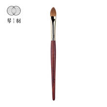 Qinzhi profissional artesanal compõem a escova 416 apontado sombra de olho escova macio resiliente weasel cabelo maquiagem escovas 2024 - compre barato