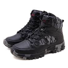 Новые мужские военные тактические ботинки для пустыни, Мужская Уличная Водонепроницаемая походная обувь, кроссовки для мужчин, нескользящая одежда, спортивная обувь для альпинизма 2024 - купить недорого