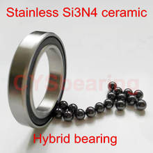 6902 stainless Hybrid Ceramic Bearing 15x28x7 mm ABEC-1 ( 2 PCS ) Bicycle Bottom Brackets Spares 6902RS Si3N4 Ball Bearings 2024 - buy cheap