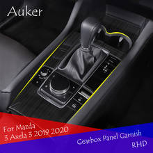 For Mazda 3 Axela 3 2019 2020 RHD Car Console Gearbox Panel Trim Frame Cover Sticker Strips Garnish Decoration Car Styling 2024 - buy cheap
