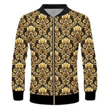 IFPD-Chaqueta barroca con estampado 3d para hombre y mujer, abrigo de lujo con estampado de oro real, talla grande EU/US, venta al por mayor 2024 - compra barato