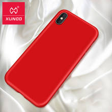 Capa de silicone líquido de luxo para iphone, capa antichoque com cobertura traseira para iphone 12 pro, xundd, xs max, 7 plus 2024 - compre barato