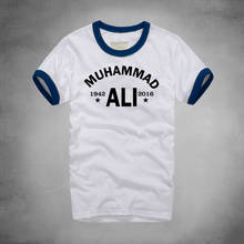 Akkad Kuti Fashion Muhammad Ali Print T Shirt Men Summer Casual Streetwear Cotton Tshirt Urban Male Short Sleeve Tops Plus Size 2024 - buy cheap