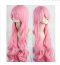 zhaoxia++078305@Q8@* ++380 New Long Cosplay V. LUKA Pink Curly Heat Resistant Wig 2024 - buy cheap