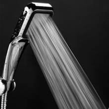 300 отверстий под давлением водосберегающая насадка для душа ABS с хромированным покрытием для ванной комнаты ручной душ водосберегающая насадка для душа 2024 - купить недорого