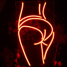 Luzes de sinal de néon sexy personalizado moderno personalizado flex led 3d acrílico parede pendurado barra de arte visual clube casa decoração acender sinais 2024 - compre barato