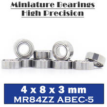 MR84ZZ Bearing ( 10 PCS ) 4*8*3 mm ABEC-5 Miniature MR84-ZZ Ball Bearings MR84 ZZ WML4008ZZ L-840ZZ 2024 - buy cheap