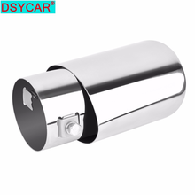 DSYCAR Universal Stainless steel Car Exhaust Pipe Tip Tail Muffler cover Car styling For Fiat Audi Ford Bmw VW Honda car Jeep 2024 - buy cheap