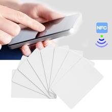 Tarjeta blanca NFC NTAG215 para etiquetas TagMo, pegatinas de Chip, etiqueta Lable Forum Type2, para dispositivos habilitados para NFC, 10 Uds. 2024 - compra barato
