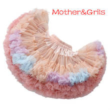 Girls and Mother's Colorful Tutu Skirt Pettiskirt Fluffy Children Skirts For Party Dance Princess Girl Tulle clothes 2024 - buy cheap