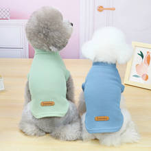 Eu Style Simple Pet Dog Spring Summer T-shirt Vest Clothing From S to XXL Cheap Puppy Dogs Costume Coat 2024 - buy cheap