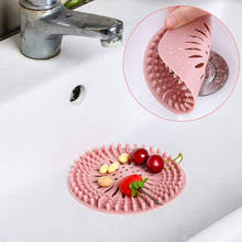 Kitchen Silicone Drain Strainer Filter Hair Catcher Trap Sink Stopper Plug Net Sink Bath Mesh Cover for Bathroom Bathtub Shower 2024 - buy cheap