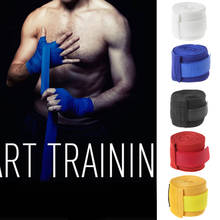 1pair 3m Cotton Bandage Boxing Wrist Bandage Hand Wrap Combat Protect Boxing Kickboxing Muay Thai Handwraps Training Gloves 2024 - buy cheap