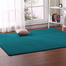 Alfombra de vellón Coral de estilo nórdico para sala de estar, mesa de centro, dormitorio, cabecera, ventana, estera para niños, alfombra para gatear para bebés 2024 - compra barato