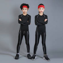 Комплект детского спортивного нижнего белья, термобелье для мальчиков и девочек, быстросохнущее нижнее белье 2024 - купить недорого