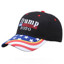 Wholesale Trump 2020 Hat USA Flag Baseball Cap Men Women Snapback Hats keep america great again Embroidery Bone Trump Snapback 2024 - buy cheap