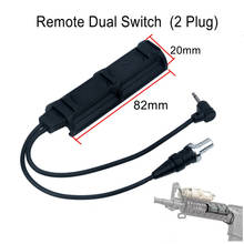 Tactical Military Pressure Pad Switch Gun Light Night Evolution Remote Dual Switch (2 Plug) Quality Flashlight Accessory PEQ 2024 - buy cheap