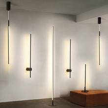 Luminária de chão em led, minimalista e nórdico, para sala de estar, lâmpadas simples de mesa, vertical, criativa, para decoração 2024 - compre barato