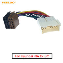 FEELDO Car Stereo Audio Conversion Wire Plug Adapter For Hyundai KIA to ISO CD Radio Wiring Harness Original Head Units Cable 2024 - buy cheap