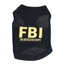 Cool FBI Dog Clothes for Small Dog Shirt Clothing Pet Clothes for Dogs Jacket Clothing for Chihuahua Costume Pet Products Puppy 2024 - buy cheap