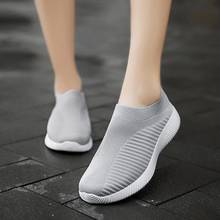Big Size Summer Slip on Sport Sneakers Woman Running Shoes for Women Sports Shoes Ladies Socks Sneakers Female Gray Gym GME-0001 2024 - buy cheap