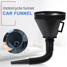 Multi-Functional Plastic Funnel Car Oil Funnel With Flexible Extension Nozzle For Cars And Motorcycles, Engine Oil 2024 - buy cheap