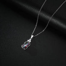 collares de moda 2020 mothers day gift Cut Multicolor Zircon Chain fashion Clavicle Pendant Necklace  women Jewelry Gifts 2024 - buy cheap
