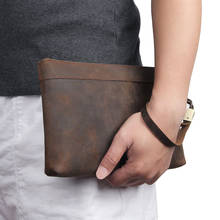 Luxury Men's Clutches Men Long Purse Wallet Male Clutch Bag Genuine Leather Zipper Bags Male Business Envelope Wallet Coin Purse 2024 - buy cheap