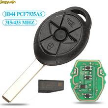 Jingyuqin-llave de coche remota, Chip PCF7935AS para antiguo BMW Mini Cooper S R50 R53 EWS, 2 botones de Control Fob, 315/433MHZ ID44 2024 - compra barato