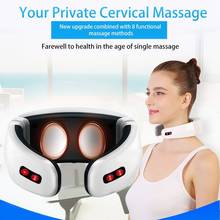 Multifunctional cervical massager heating cervical massager wireless pulse cervical physiotherapy instrument to relieve pain 2024 - buy cheap