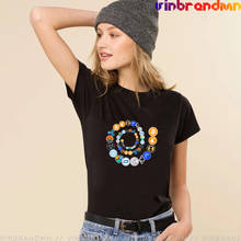 Camisetas con estampado de Bitcoin Vogue para mujer, camisas con criptomoneda espiral Ethereum, Bitcoin, Red de Litecoin Crypto, camisetas con estampado Qtum 2024 - compra barato