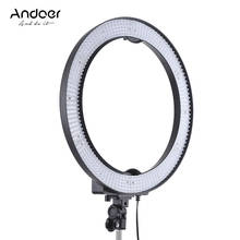 Andoer m6 5500k 36w anel de luz fotográfica digital luz de estúdio fotográfico com 600 luzes led para iluminação fotográfica fotográfica fotografia 2024 - compre barato