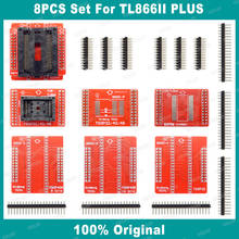 Adaptadores originales TSOP32, TSOP40, TSOP48, SOP44, SOP56, kit para TL866ii Plus, TL866A, TL866CS, Universal, 8 piezas 2024 - compra barato