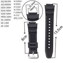 2022 New Design 18MM Silicone Watchband  For Casio AE-1000w AQ-S810W SGW-400H / SGW-300H Replacement 2024 - buy cheap