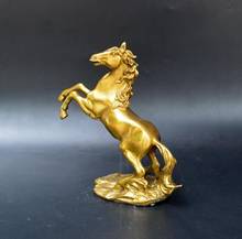 Copper Statue Antique pure brass Zodiac horse ornaments home accessories office study decoration handicraft furnishings 2024 - buy cheap