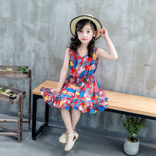 Summer Birthday Party Dress for Girl Children Clothing Teenage Girls Dress Age 2 4 5 6 7 8 9 10 11 Kids Princess Dresses Floral 2024 - buy cheap
