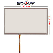 8''Inch TouchScreen 4 Wire 192mm*117mm for GPS Navigator Car HSD080IDW1 AT080TN64 AT080TN03 Resistance Handwritten Touch Panel 2024 - buy cheap