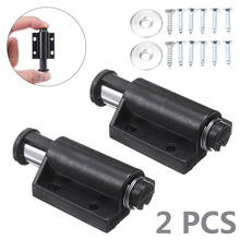 2pcs Black Push To Open Magnetic Catch Home Cabinet Cupboard Door Catch Hardware Press Touch Latch Stopper Tool 2024 - buy cheap