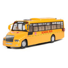 1:32 high simulation alloy school bus model child bus toy school car metal model car children toys collection free shipping 2024 - buy cheap