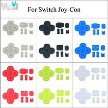 YuXi-controlador Joy-Con para Nintendo Switch NS NX, Kit de almohadilla de botón conductora sensible, de goma de silicona, para Joy-Con 2024 - compra barato