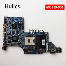Hulics-placa-mãe para computador portátil hp pavillon dv7, original, placa integrada, 605319-001 605319-501, 605319-601 2024 - compre barato