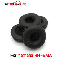 Almohadillas de oreja Homefeeling para Yamaha RH-5MA, almohadillas redondas universales de cuero, almohadillas de repuesto para oreja 2024 - compra barato