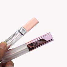 New 6.5ml lip gloss tubes,Empty lip glaze bottle,Square Eyeliner tube,Pink cap,Lip stick cosmetic packing container 2024 - buy cheap