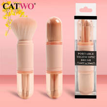 CATWO 4 In 1 Makeup Brushes Foundation Eyebrow Shadow Eyeliner Blush Powder Brush Cosmetic Concealer Professional Maquiagem 2024 - buy cheap