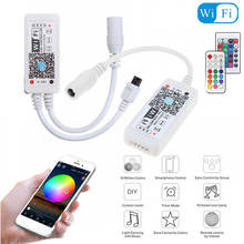 Tira de luces LED con WiFi, RGB/RGBW, controlador con Bluetooth, compatible con aplicación Android IOS, Amazon, Alexa, Google Magic Home, Control IR 2024 - compra barato