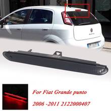 Luz de freno LED para coche, luz trasera de montaje alto para Fiat Grande Punto 2006 -2011 2122000407 2024 - compra barato